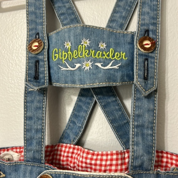 New Latzjeans 'Gipfelkraxler Romper Size 92/18 to 24 months - Picture 4 of 9